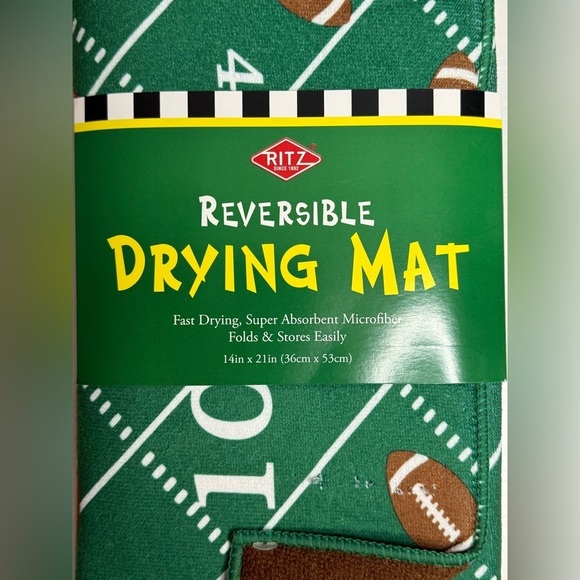 Ritz Reversible Drying Mat Footbal Go Flag - Picture 5 of 6